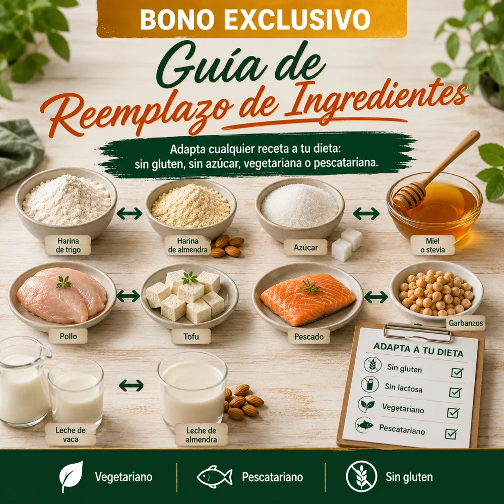 Guía de Reemplazo de Ingredientes